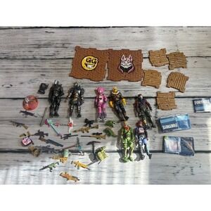 Fortnite Action Figures 4 inch loose lot of‎ 7 with weapons